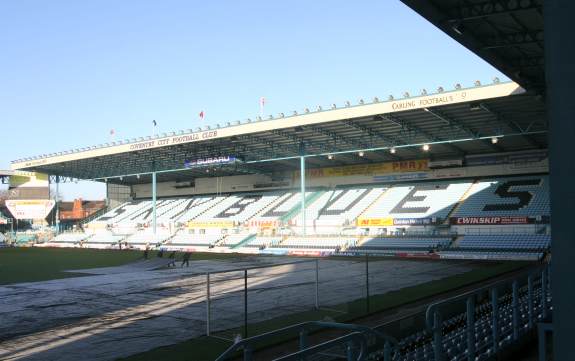 Highfield Road - M&B-Stand (Gegentrib&uuml;ne)