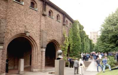 Stockholms Olympiastadion - Seitliche Au&szlig;enansicht