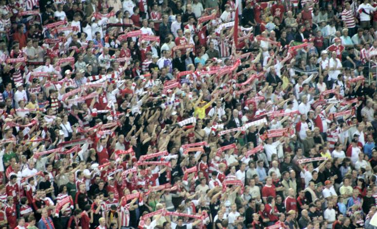Multifunktionsarena D&uuml;sseldorf - Fortunen mit Schalparade
