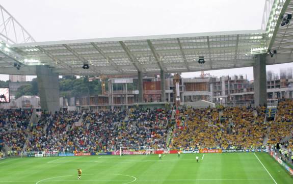 Estadio do Drag&atilde;o (Porto) - Hintertorbereich