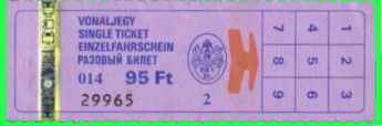 Busfahrkarte