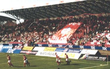 Silkeborg Stadion - Detailaufnahme TDC-Trib&uuml;ne